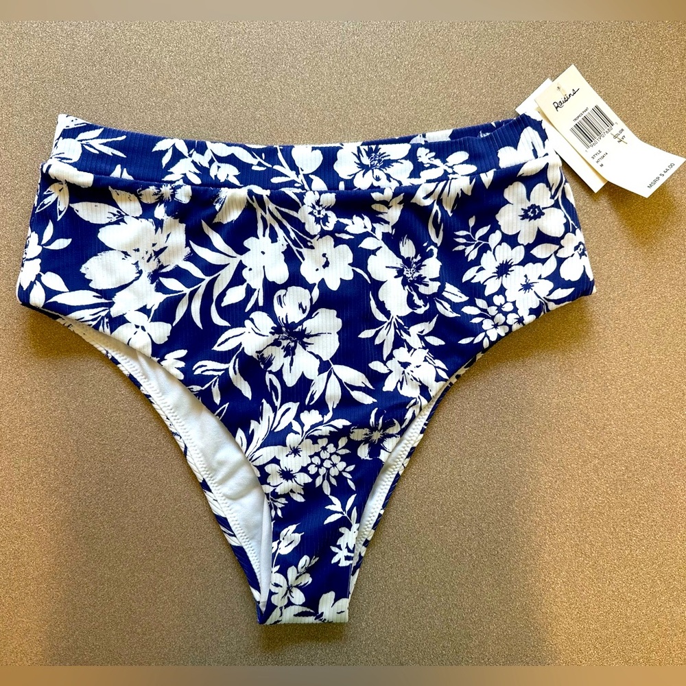 🔴 High Cut Floral Swimsuit Bottoms - NWT